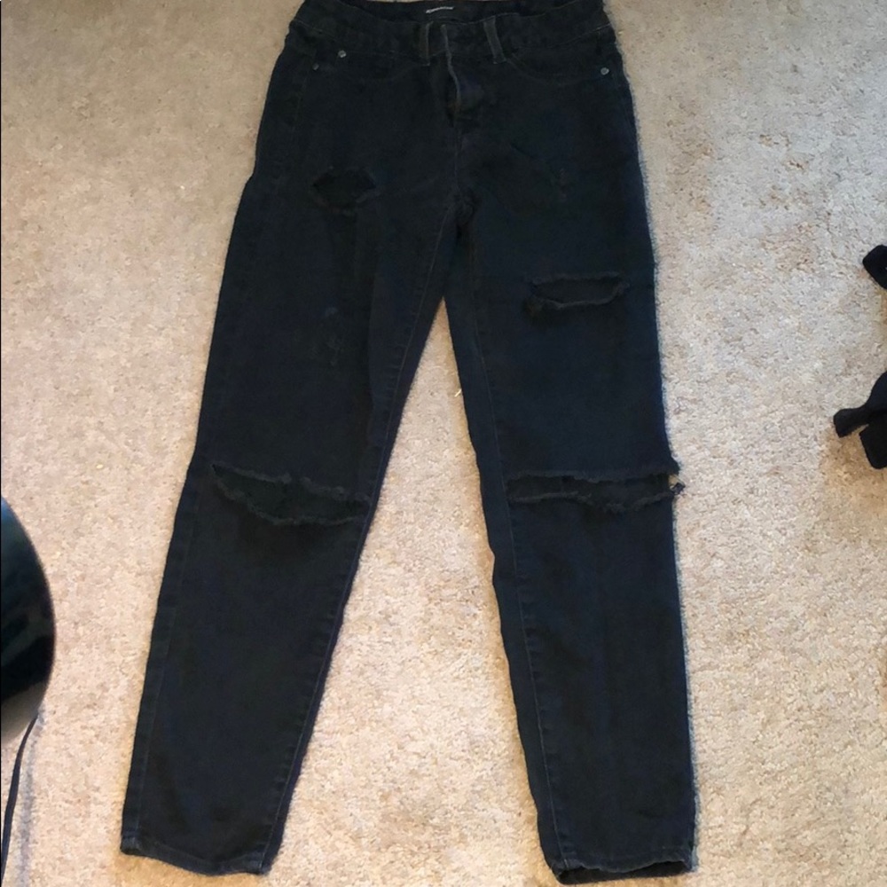 Customized Distressed Boyfriend Jeans